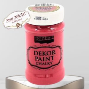 Dekor soft paint 100ml PENTART - Cardinal Red (ΚΜ2004)