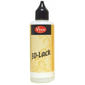 Κόλλα 3D-LACK VIVA DECOR 82ml Eιδική κόλλα  για δημιουργίες 3D Γαλακτώδες και μπορεί να εφαρμοστεί απευθείας από το μπουκάλι. Όταν στεγνώσει γίνεται διάφανο. Η μύτη σας επιτρέπει τη ρύθμιση λεπτών γραμμών όπου επιθυμείτε να τονιστούν σε ένα τρισδιάστατο εφέ.