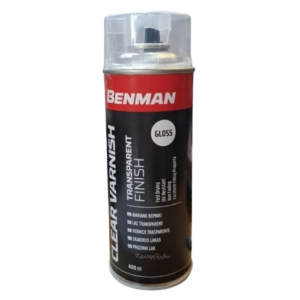 ΣΠΡΕΙ ΒΕΡΝΙΚΙ ΔΙΑΦΑΝΟ ΓΥΑΛΙΣΤΕΡΟ BENMAN 400ML.nikartVE4010