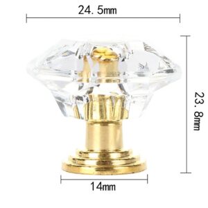 Ακρυλικό πόμολο 2,5x3,5x1,4mm (MA109)
