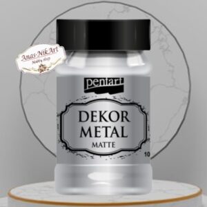 Dekor Metal  Pentart 100ml, Silver (MK192)