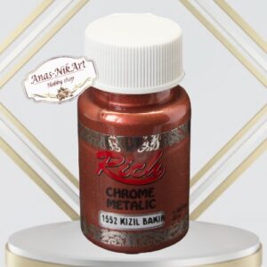 Chrome metallic paint Rich 60ml -Red Copper(CM1552)