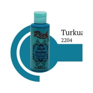 Multi surface paint Rich (turkuaz)130 ml-MS2204
