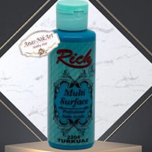 Multi surface paint Rich (turkuaz)130 ml-MS2204