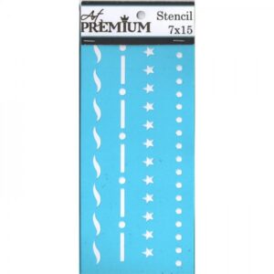 Stencil Art Premium - 10x10cm (ST109)