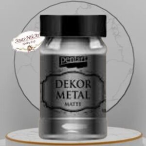Dekor Metal  Pentart 100 ml, Anthracite(MK1987)
