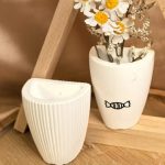 Καλούπι Σιλικόνης Μίνι Βάζο Τοίχου 2σχέδια-KS6261