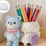 Καλούπι Σιλικόνης Δοχείο Αρκουδάκι-KS6265