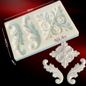 Καλούπι σιλικόνης Nik-Art 20x12,5x1,3cm-KA1315