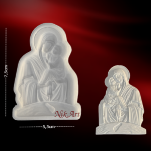 Καλούπι σιλικόνης Nik-Art 7,6x5,5cm -KA1352