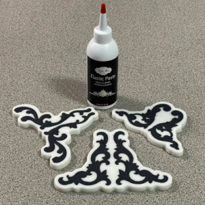 Black elastic paste NikArt 200gr (Ειδική για βαθιά καλούπια σιλικόνης)-PA4623