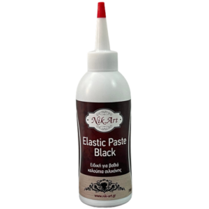 Black elastic paste NikArt 200gr -PA4623