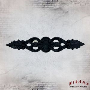Ελαστικό στοιχείο 11,5x5,5cm (Black)- EL2424