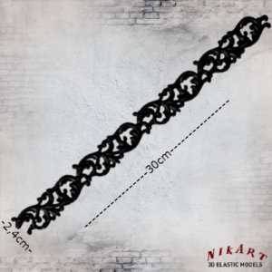 Ελαστικό στοιχείο 30×2,4cm (Black) --- EL2551