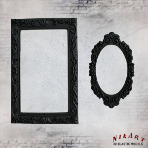 Ελαστικό στοιχείο 6,2×10cm & 4x6,8cm (Black) --- EL2581