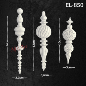 Ελαστικό στοιχείο 2,3x4,5 & 3,6x13 & 3x10cm- EL850