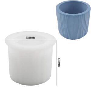 Καλούπι Σιλικόνης Γλαστράκι Stripe Pot -KS6236