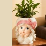 Καλούπι Σιλικόνης Δοχείο Κοριτσάκι -KS6274