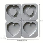 Καλούπι Σιλικόνης Καρδιά -KS6258