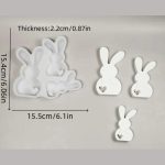 Καλούπι Σιλικόνης Λαγουδάκια-KS8561 - Image 2