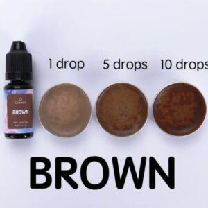 Χρώμα υγρό για κερί, Brown, 10ml- ΧΚ5402