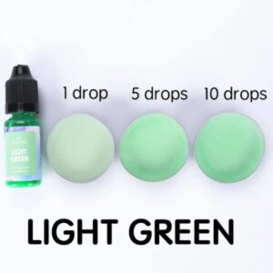 Χρώμα υγρό για κερί,Light Green , 10ml- ΧΚ5405