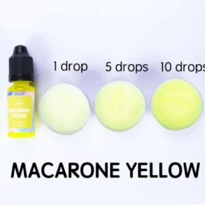 Χρώμα υγρό για κερί,Macarone Yellow , 10ml- ΧΚ5406