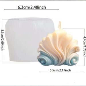 Silicone Mold-καλούπι κεριού κοχυλι -KS6340,
