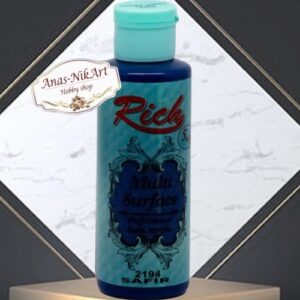 Multi surface paint Rich 130 ml ,Safir-MS2194