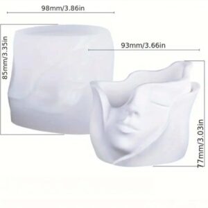 Silicone Mold-Καλούπι Βάζο Κεφάλι