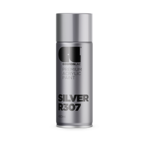 Ακρυλικό Spray Βαφής Cosmos Lac Silver R307
