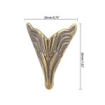 Μεταλλικά ποδαράκια 20x26mm 4τεμ.(MA113) - Image 2