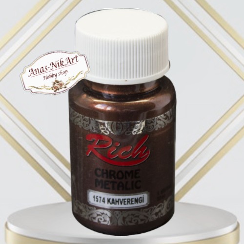 Chrome metallic paint Rich 60ml -chocolate(CM1575)