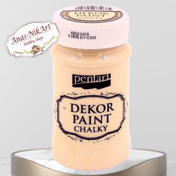 Dekor soft paint 100ml PENTART - Apricot (ΚΜ2001)
