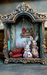 Πολυεστερικό αντικείμενο σπιτάκι 20×25cm – PL4522 - Image 3