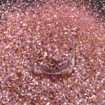 Chunky glitter 50ml, Rose gold-DK6292