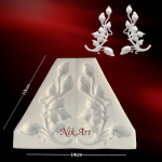 Καλούπι σιλικόνης Nik-Art 10x14cm -KA1340