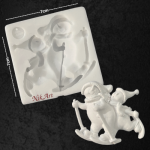 Καλούπι σιλικόνης Nik-Art 7x7cm -KA1360 - Image 2