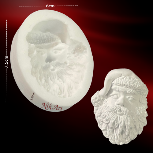 Καλούπι σιλικόνης Nik-Art 7,5x6x1,8cm -KA1361