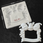 Καλούπι σιλικόνης Nik-Art 8,5x9,5cm -KA1362 - Image 2