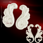 Καλούπι σιλικόνης Nik-Art 7x16cm 2τεμ. -KA1371