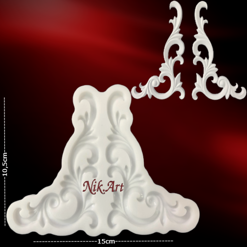 Καλούπι σιλικόνης Nik-Art 15x10,5cm-KA1379