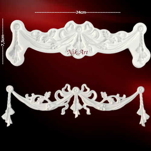 Καλούπι σιλικόνης Nik-Art 24x7,5cm-KA1413