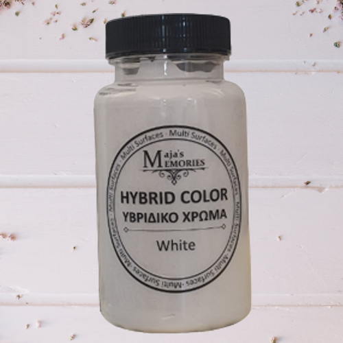 MD0101-white-hybrid-color-majas-memories-ibridiko-xrwma Υβριδικό χρώμα Maja’s Memories, 120ml, White-MD0101 - Image 1