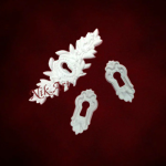 Πολυεστερικό αντικείμενο 9×3,5cm  3τεμ- PL4221