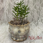 Πολυεστερικό αντικείμενο Ø10cm Y7,5cm - PL4359 - Image 2