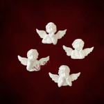 Πολυεστερικό αντικείμενο 3,5x5cm 4τεμ- PL4378 - Image 2