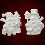 Πολυεστερικό αντικείμενο 6,5x8cm 2 τεμ.- PL4391