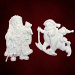 Πολυεστερικό αντικείμενο 5,5x8cm 2 τεμ.- PL4394