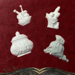 Πολυεστερικό αντικείμενο 4,5x4cm 4σετ- PL4259 - Image 2